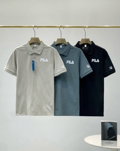 Fila 斐乐官方男子短袖冰丝速干polo衫夏季新款简约商务休闲运动健身上衣 原单好货 ！整箱出货！独家贸易渠道订单，只此一批，快快入手吧！ 韩国进口冰丝速干面