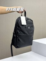 经典款 放心推 长期有货不下架 2025最新Lululemon商务休闲两用背包户外运动双肩包 男女上身都好看的一款皮面防水耐磨双肩包 真的上身超级高奢风 品名: