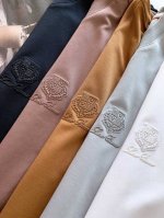 p260 loropiana L.P 2610Ss春夏新品 男款圆领双面丝光精梳棉浮雕标识短袖T恤 关于款式及设计： 精致工艺、高级质感、经典单品，这些都是意式