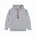 340 Loewe罗意威 皮质粗绳徽标连帽卫衣 原版12900购入，王一博同款，原版采用380G全棉鱼鳞面料 ，定制螺纹450G，绣花采用插针刺绣工艺，进口机刺