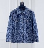 P440 芬迪 官网同款，同步发售！2025春季新款男士夹克牛仔外套，原单三标齐全高端版本！专柜定制面料 透气舒适度高，细节无可挑剔，品牌元素设计理念，体现高品