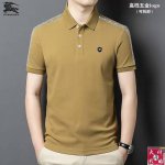 p260 Burberry 巴宝莉 新款高版本翻领短袖 . 原单品质 贸易公司订单款 质感舒适百搭可随意搭配 经典Logo标示 版型立体剪裁 舒适透气 码数：M