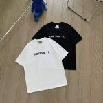 款号: 630# Carhartt 卡哈特经典刺绣简约字母短袖T恤男女同款 超百年的美式工装大佬Carhartt卡哈特，初始人群包括了建筑工人、制造工人、农民以