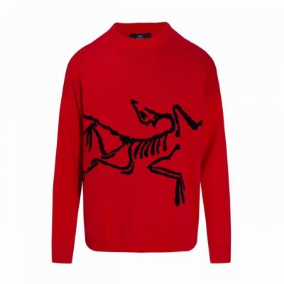 款号Y489 Arc'teryx 始祖鸟 22Fw 提花Logo针织毛衣 原版购入，辅料全部定制，提花始祖鸟Logo很特别，上身很高级，质感无敌。Oversiz