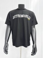 Tr15 travis Scott Astroworld人像巡演唱堡垒之夜周边男女同款短袖T恤 小领口设计 热固油墨印花 高街复古重磅Vintage短袖 尺码