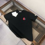 Amon*Cler 蒙口 2025春夏最新款短袖T恤，男女同款定制专属纯棉面料，定制原版工艺螺纹，胸前定制牙刷绣Logo标点缀！简约大方，从容百搭，档次极高，完