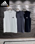 adidas阿迪达斯Logo高纱织三色短袖背心活力上新 猛推 采用专柜申洲织布工艺 1:1正品工艺 超宽松版型修上身显瘦上身无束缚 优质纯棉面料 柔软细腻厚实不
