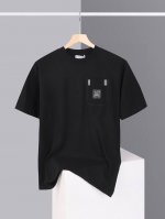 顶级版本 Givenchy 纪梵希 2025春夏季新款 Gvc 口袋Logo刺绣 圆领短袖T恤男女同款！ 经典口袋刺绣 短袖T恤，纯棉洗水面料，洗水后270克重