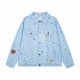 上新： 款号：B901 Louis Vuitton 路易威登Lv新款彩色字母刺绣Logo牛仔夹克上衣外套 1面料采用定制原版牛仔布料，布面纹理清晰 质地柔软不是