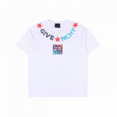 givenchy 纪梵希 25Ss 领口Logo字母发泡印花项链短袖T恤 面料采用高克重260G重精梳棉，定制1:1螺纹，面料舒适亲肤无异感， 制定染面料，纺织