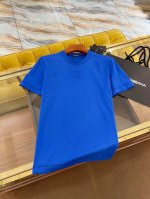 2025Ssdg新款T恤 完美Dg字母压凸工艺 经典百搭 原版纯棉面料 彩蓝色 Size:44-54