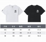 3503Ny短袖 材质 绣花 三标一致210克纯棉 黑色 白色 xs-M
