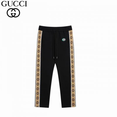 gucci古驰3M反光织带拼接休闲束脚长裤 特供定制面料，面料舒适有弹性，简约百搭设计，腰际时尚抽绳设计！两侧织带拼接设计、处处细节显工艺！面料表面平整，亲肤却