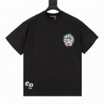 Chromehearts 克罗心 25Ss 彩色马蹄十字架发泡印花短袖T恤 厚实有型，购入原版开模打造，全套定制辅料，所有细节完美还原 定织定染260G纯棉双纱