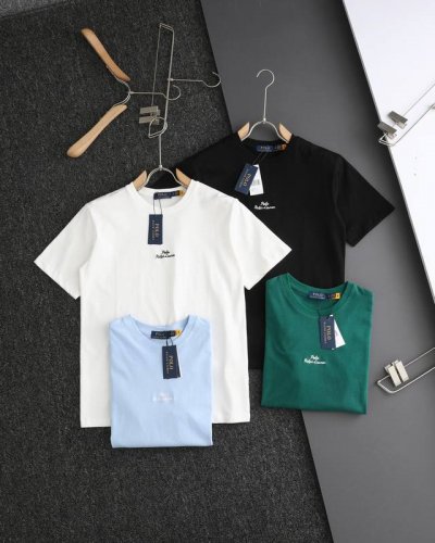 顶级复刻 Ralph Lauren 拉夫劳伦25Ss夏季新款英文字母刺绣圆领T恤 官网同步 男女同款 小红书热门爆款 各大网红博主纷纷上身 强烈推荐 主标Log