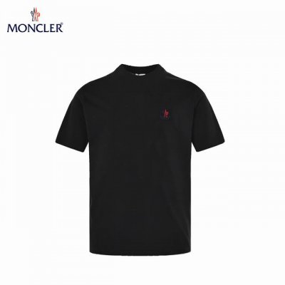 Moncler 蒙口 25Ss 澳网刺绣短袖 采用32S双纱平纹 配32S双纱1×1螺纹 260克重 螺纹同染无色差 采用进口丝光线定染刺绣纱线 印花设计比较精
