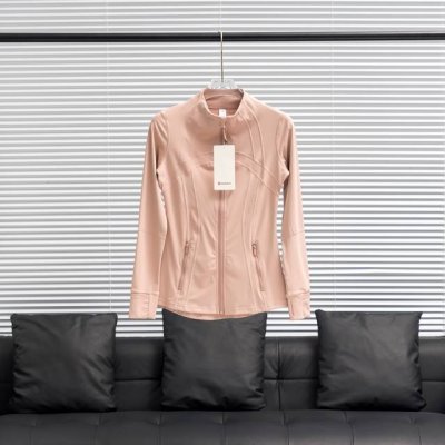工厂p直供 Lululemon丨露露乐檬Define立领纯色瑜伽服 配色：雾粉色 尺码：2 4 6 8 10 12