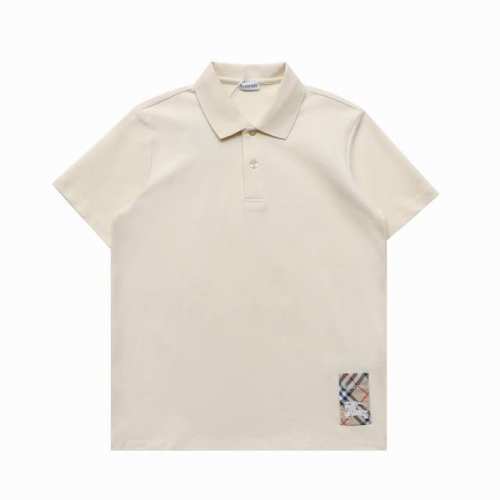 顶级复刻版本]品名: Burberry 巴宝莉 新款刺绣翻领polo衫短袖T恤 款号：5027 颜色：黑色 杏色 尺码：M-Xxl 面料: 280G重磅珠地棉，