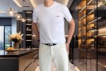 迪奥 隔天出货2025夏季新款 高端定制面料短袖T， 全球顶级男装，简约时尚，从容百搭，大气优雅 极度舒适体验 高端面料 色泽鲜艳 极致顺滑触感 细腻不易起皱