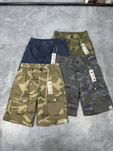 140 强势复刻版本 aape 猿人头经典迷彩短裤立体口袋工装休闲短裤 面料选用客供双径斜面料，透气亲肤，高克重袋布全棉汗布，辅料原版订制。休闲 旅游 最佳选择