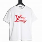louis Vuitton 路易威登 Lv 珍珠标语 印花 短袖 面料采用 克纯棉面料保证舒适性同时透气冰爽的同时又不透底面料上身有型弹性不紧绷日常通勤运动统统