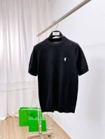 保罗2025春夏新款男士顶级针织短袖T恤，品牌最新设计元素！既不单调也不复杂,恰到好处的展现品味！客供定制伊力特顶级原版专属面料！透气舒适透气根本不在话下,面料
