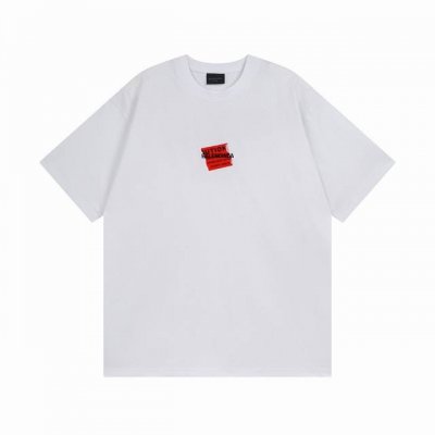 balenciaga 巴黎世家2025 Ss 最新前后字母Logo刺绣胶带压胶短袖T恤 本市场No.1的质量 真正天花板品质 全部原版开发注意细节图 避免被盗图