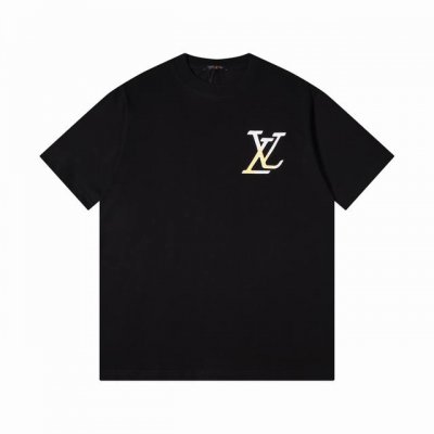 Lv路易威登Ss25 最新彩绘涂鸦领短袖 高品质，顶级制作工艺进口面料，专柜款优质胶印印花设计，采用进口高端订制280克双纱面料，进口丝线手感一流，男女同款 颜