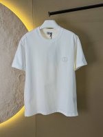 dior 迪奥经典Cd刺绣短袖T恤男女同款 尺码：S-Xl