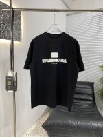 高品质 Balenciaga巴黎25Ss新款短袖T恤 面料采用高克重布料 洗完水260克重 不缩水 不变形 三标齐全 实物绝绝子好看！质感十足 版型宽松 男女同