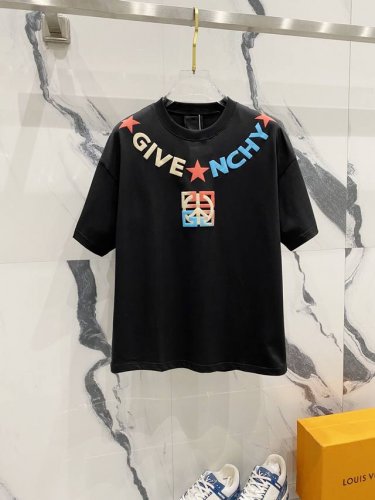 Givenchy 纪梵希 260克圆领短袖T恤 领口星星字母发泡印花Logo标识 官方同步 高版本 高品质 时尚个性 百搭潮流 纯原品质 原版面料 吊牌 领标