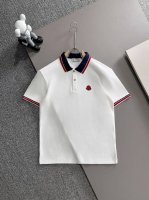 Moncler蒙口* 2025春夏款上新 原高版本 蒙口polo衫 面料采用290克高密度纯棉珠地面料 不变形 不缩水 工艺介绍 双线走位 胸前采用贴图刺绣 颜