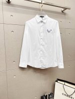 p270 【Fendi 芬迪】 2025春夏新款系列男士精品衬衫。官网同步专柜爆款 订制原版衬衣，采用高级刺绣工艺 面料顺滑柔软、地质细腻、无论外搭皮衣还是内搭