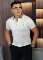 Fendi芬迪 2025春夏最新款翻领时尚短袖T恤 高级定制面料 贴肤舒适 丝滑透气 耐看又好穿 原厂工艺一丝不苟 型男必备单品 尺码 M-3Xl