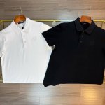 顶级版本★Lv★Louis Vuitton2025春夏新款刺绣字母翻领纯棉水洗面料Polo衫男士短袖 取料珠地水洗面料，是普通面料的三倍成本，具有透气，吸汗。不