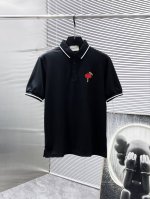 古奇 Gucci 2025Ss夏季新款 翻领短袖T恤 polo衫，高端版本！专柜定制面料 透气舒适度高，细节无可挑剔，品牌元素设计理念，体现高品质。手感细腻柔软
