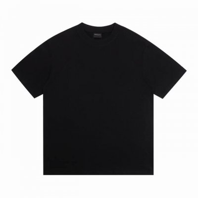 balsenciaga巴黎世家2025Ss后背烫钻情侣休闲短袖T恤 最高版本！定制面料290克 %双纱棉！后背烫钻字母设计！ 辅料：开模原版过鉴定领标 %真丝洗