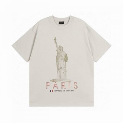 balenciaga 巴黎世家2025 Ss 走秀款自由女神像水洗做旧短袖T恤 本市场No.1的质量 真正天花板品质 全部原版开发注意细节图 避免被盗图商家混发