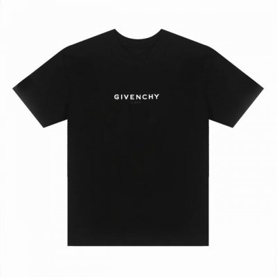 Givenchy*纪梵希 Givenchy*纪梵希反转Logo印花短袖T恤 -定制260克32支全棉双纱紧密爽滑面料 布面干净 布纹清晰 手感非常细腻扎实 更加