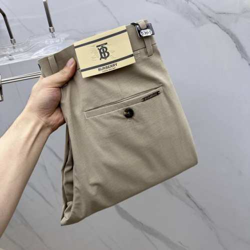 Burberry*巴宝莉 2025春夏新品休闲裤西裤，官网同步发售，裤身工艺设计，进口客供辅料、面料定制，代工厂p出品免检！每个细节做到极致，原版五金配件，潮范