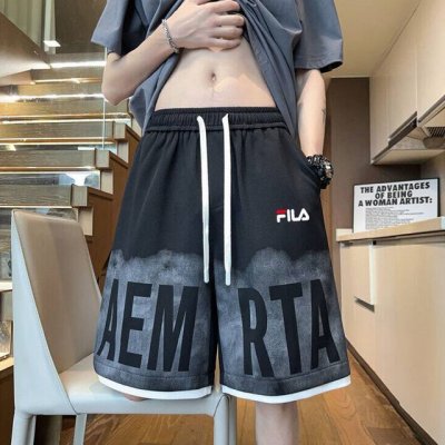 Fila 斐乐五分裤短裤 男女同款 小红书 Ins 抖音爆款 超人气单品 经典Logo 版型好看 上身有型 修饰完美身形 精致裁剪 个性又不夸张 不挑身材 随意