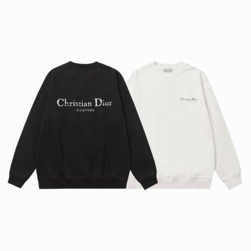 上新 高品质 Dior 迪奥 秋冬新款字母圆领卫衣 原版面料420克双股纯棉毛线卫衣面料，网红明星同款 ，高版本 高品质纯棉毛圈面料定制定染上身效果特别好！透气