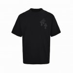 Chrome Hearts 克罗心 串标皮标短袖 采用直喷进口机器印花 五金辅料均开磨定制 正确配置 黑色2025克罗心正品包装 280克定制定染双纱棉 版型大