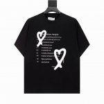 高版本Maisonmargiela 马吉拉 爱心字母短袖，男女同款。 满满的高级感 性价比超高 手感超级柔软、细腻、柔软和不起球且不变形 G纯棉品质，后领标志对