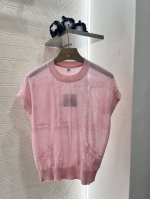 herme*新品 镂空提花针织上衣
