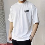 l379 Ba 巴黎世家 2025官网新款字母印花双层重工短袖T桖 字母图案不管是T桖还是卫衣都是每年的爆款单品 前幅大面积印花采用大康丽数码印花机直喷 成本极
