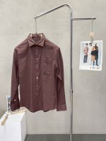 Kiton独家专供新款原单男士休闲春夏衬衫 高端定制 高端版本 时尚百搭爆款进口亚麻面料 手感超柔软细腻 穿着亲肤舒适 高端精品 代工厂p精细做工 上身非常赞