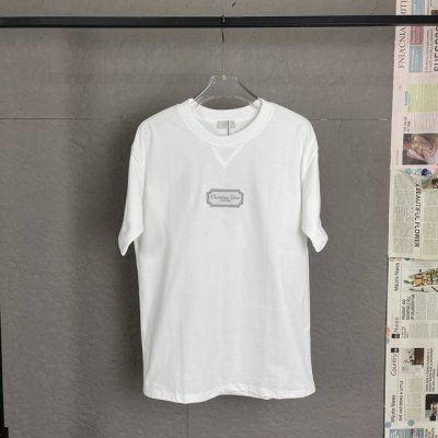 A13 dior迪奥 Couture刀片刺绣短袖T恤 采用原板独家定制300克 双纱纯棉面料质感非常柔软舒服 100%区别市场的顶级面料 不缩水 不变形 不起球