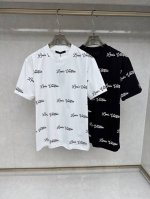 Lv 2025早春新款男女同款短袖T恤 定制专属纯棉面料 定制原版工艺螺纹 胸前重工字母Logo工艺设计 简约大方 从容百搭 档次极高 完美融入时尚还有风情感一