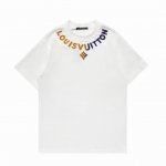 顶级复刻版本 Louis Vuitton 路易威登彩色牙刷绣毛巾绣圆领短袖T恤 面料: 280克重磅纯棉，随意对比 全套新款路易威登辅料 男女同款均可驾驭 区别